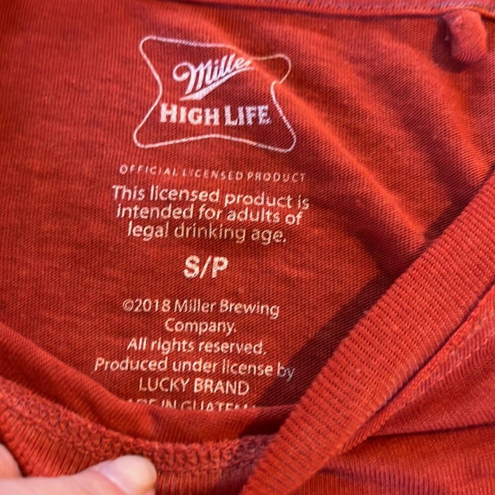 Lucky Miller Life Vintage Design Burnout Tee Shirt - Picture 3 of 7